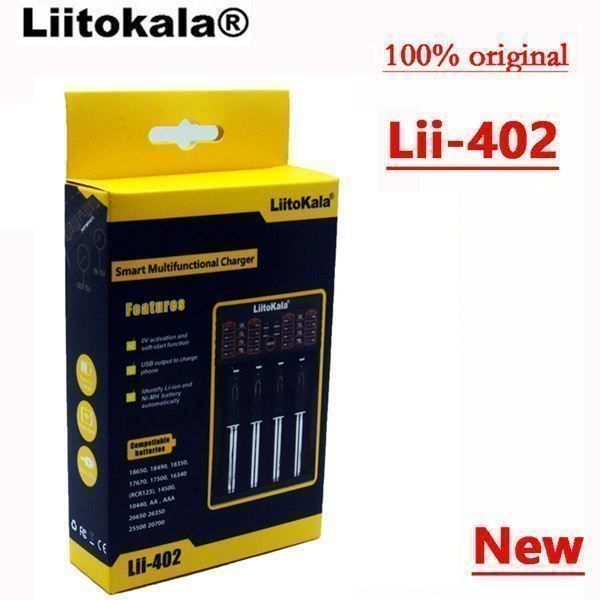 LiitoKala Lii-402 / 4-Schacht-Ladegerät | Kaufen auf Ricardo