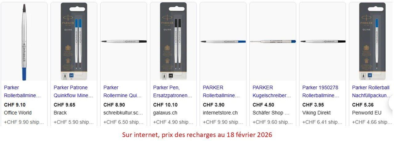 Parker Penna & Evidenziatori: Stylo Roller PARKER Vector Blanc polaire – Usato da Nyon venduto da WHTF 8