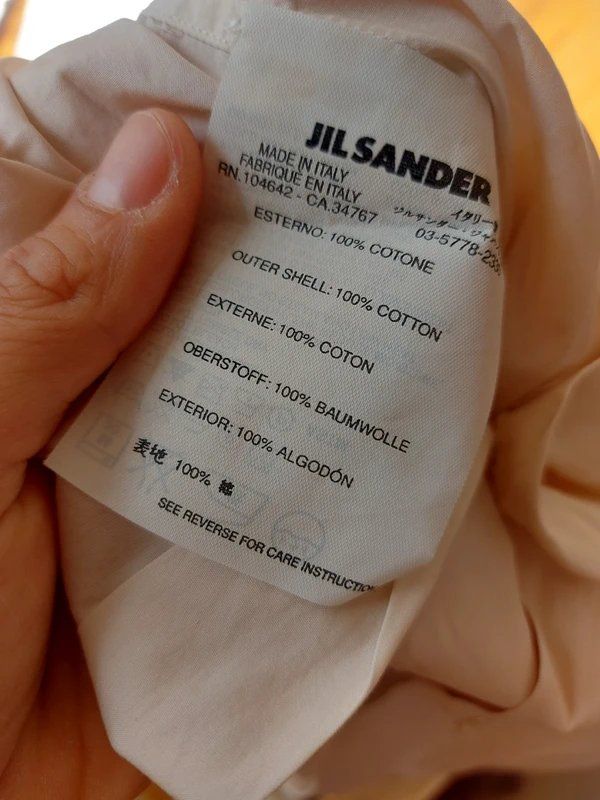 Jil Sander Camicette: Jil Sander Bluse 100% Baumwolle – Usato da Peccia venduto da LillyMarie98 2