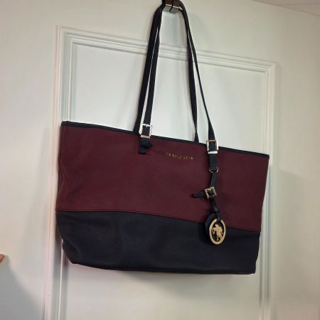 Original U.S. Polo Assn Tasche Bordeaux/Blau