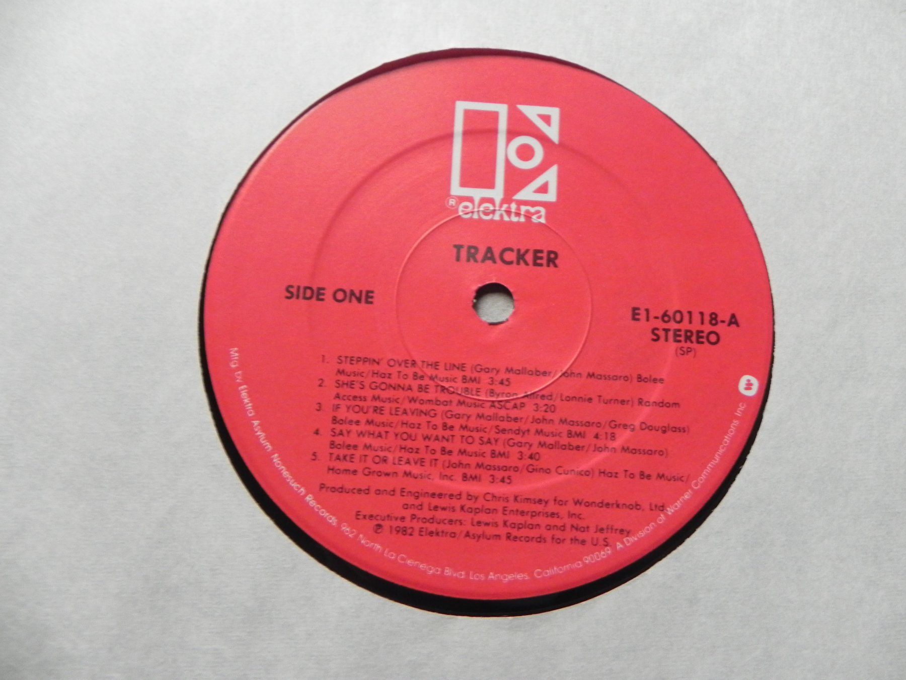 Dischi in vinile: LP USA Rock Band Tracker 1982 – Usato da Siebnen venduto da krimsie 4