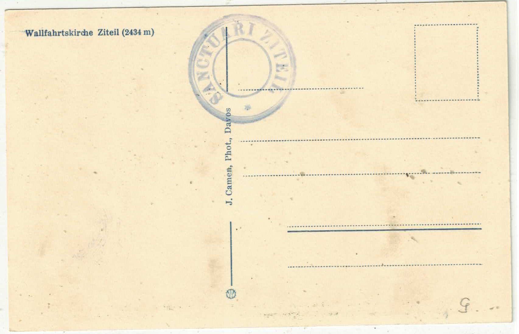 Cartoline postali: Wallfahrtskirche Ziteil - Surses - animee – Usato da Ettingen venduto da Kartenplanet 1