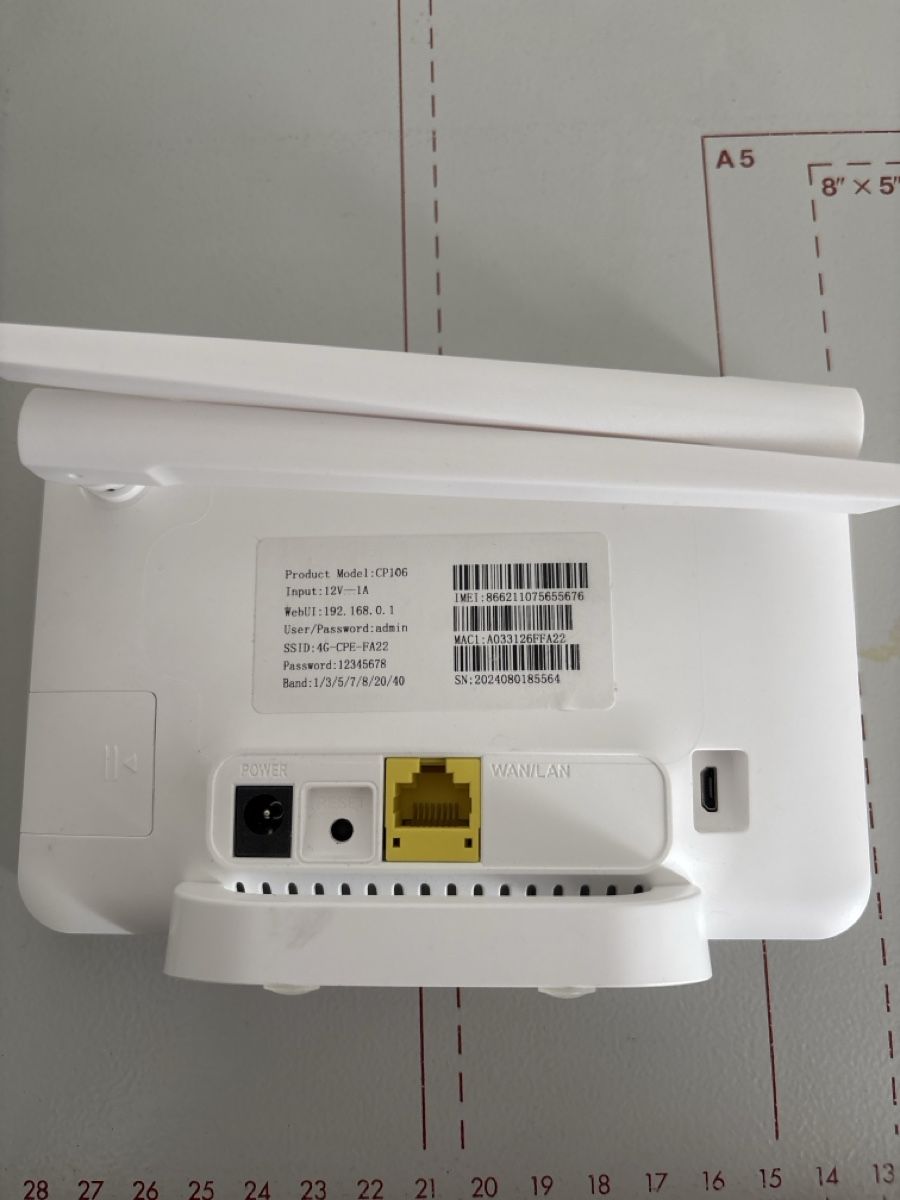 Modem & Router: 4/5 G Router für Daten SIM – Usato da Ettingen venduto da Blauenblau 1