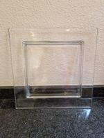 Wunderschöne eckige Glasplatte 31x 31cm, top Zustand!