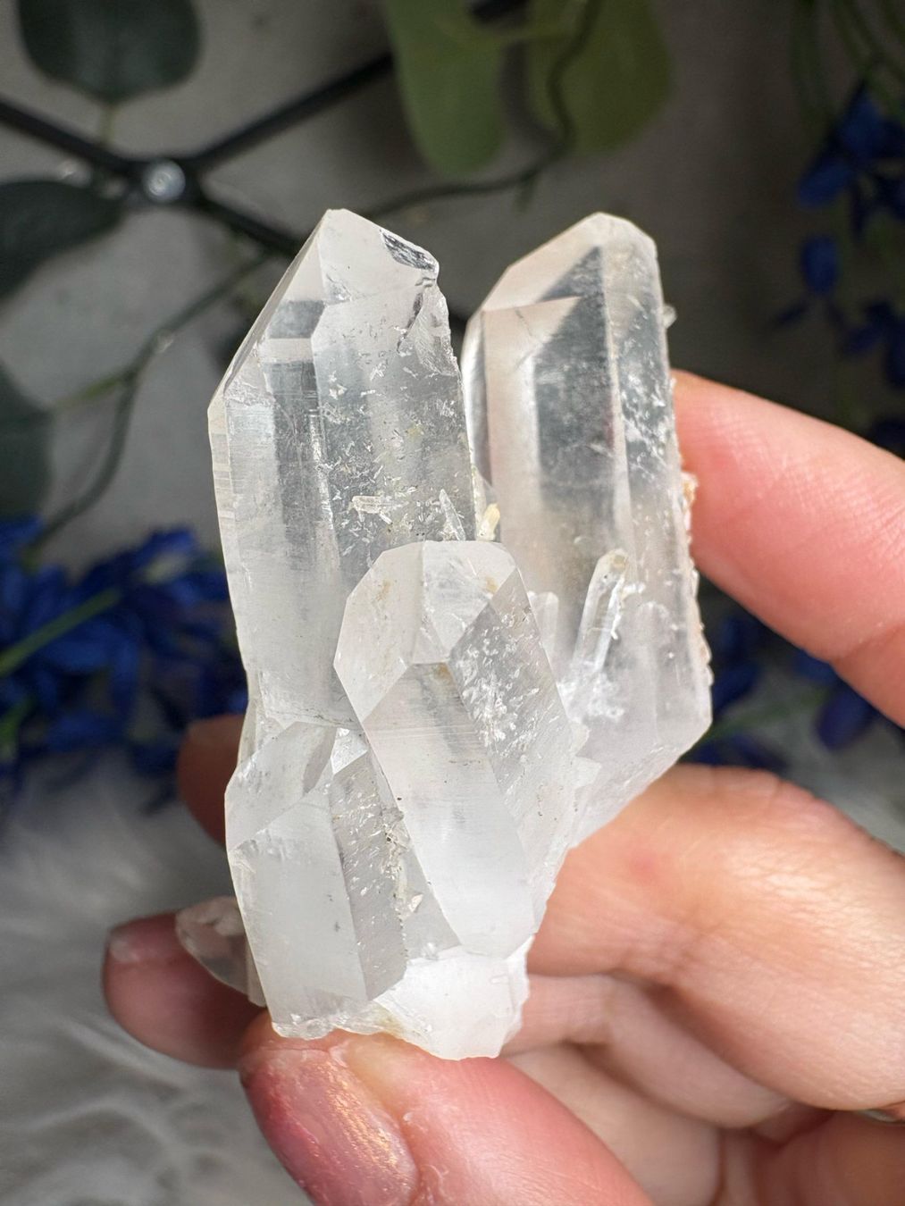 Minerali & Pietre curative: Kolumbianischer Lemurian-Quarz-Cluster – Nuovo (secondo la descrizione) da Neuheim venduto da m.hald 4