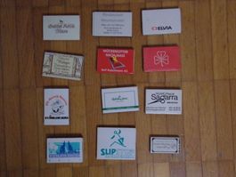 Zündhölzer Schächteli  12 Stück    Set 4