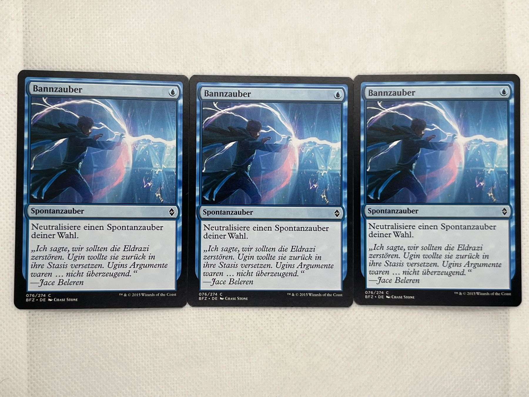 Magic The Gathering Carte collezionabili: Magic the Gathering: Bannzauber - 3 Karten – Usato da Hinterkappelen venduto da Kim1992