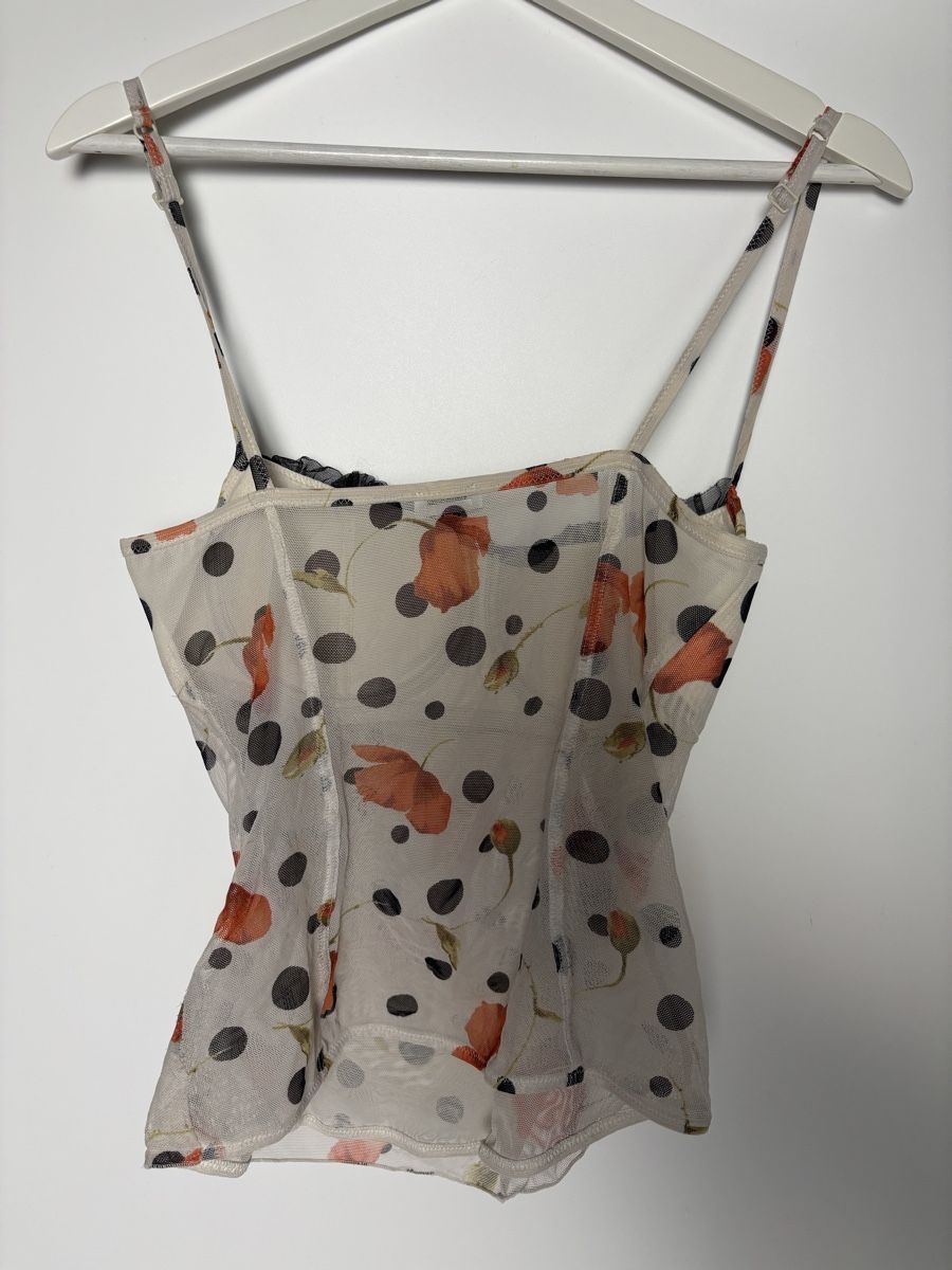 Intimissimi Top: vintage y2k / 2000s flower corset top – Usato da Leissigen venduto da lamooniade 4
