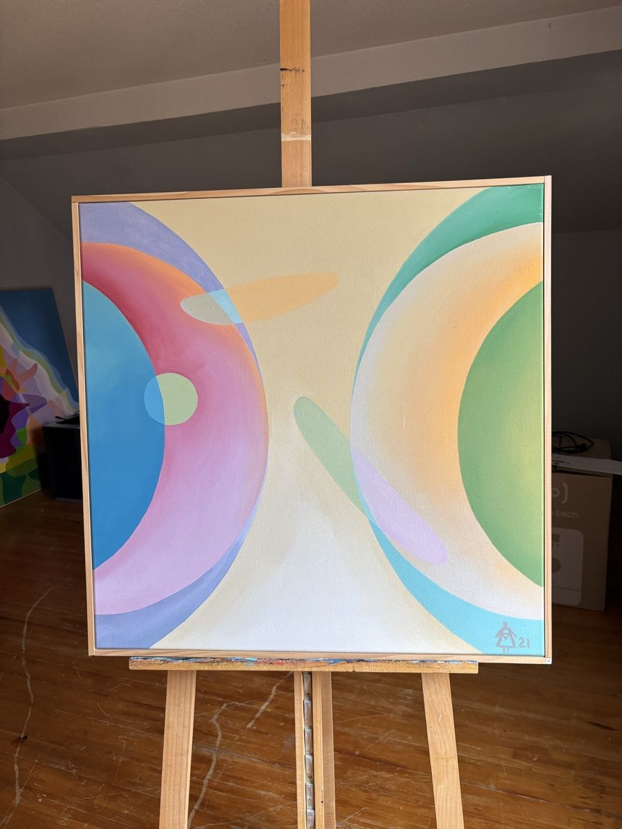 Dipinti: Acrylbild auf Baumwolle - 70 x 70cm – Nuovo (secondo la descrizione) da Arlesheim venduto da alenka98 2