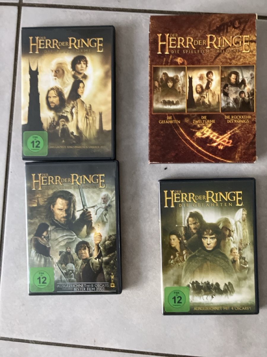 Tutti i DVDs: DVD herr der ringe 3er Set – Usato da Spreitenbach venduto da Strolch