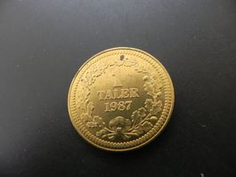 Medaille Zofingen 1 Taler 1987