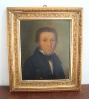 Portrait Ludwig Zumbühl 1776-1858, Öl auf Blech