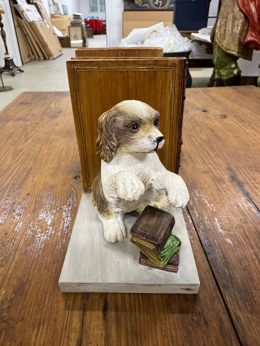 Altro in Decorazioni & Accessori: Vintage Spaniel Dog Book Ends – Usato da Oeschseite venduto da -Luxury-On-Line- 1