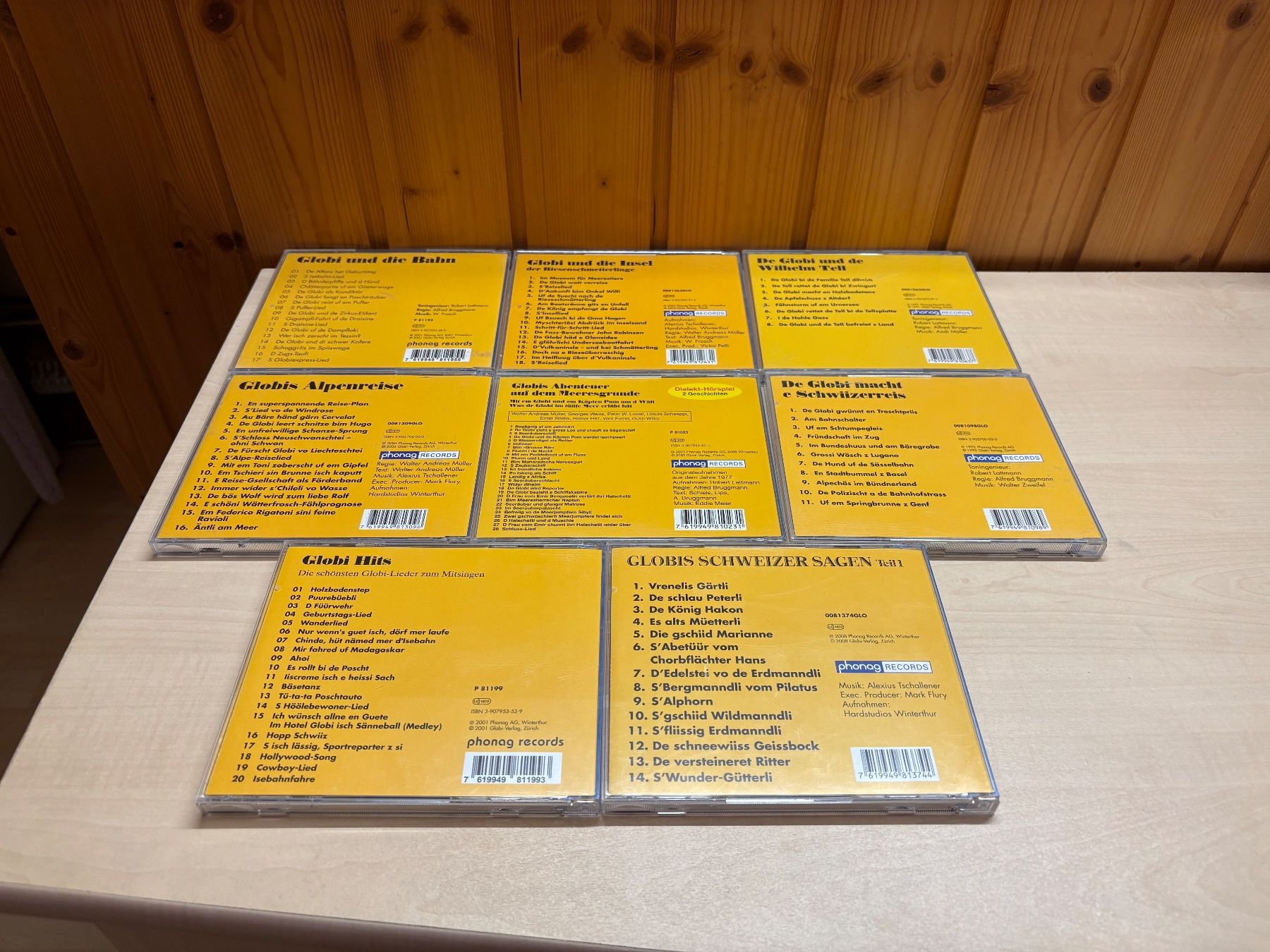 CD: Globi CD`s 8 Stk. – Usato da Rümligen venduto da Sibill 1