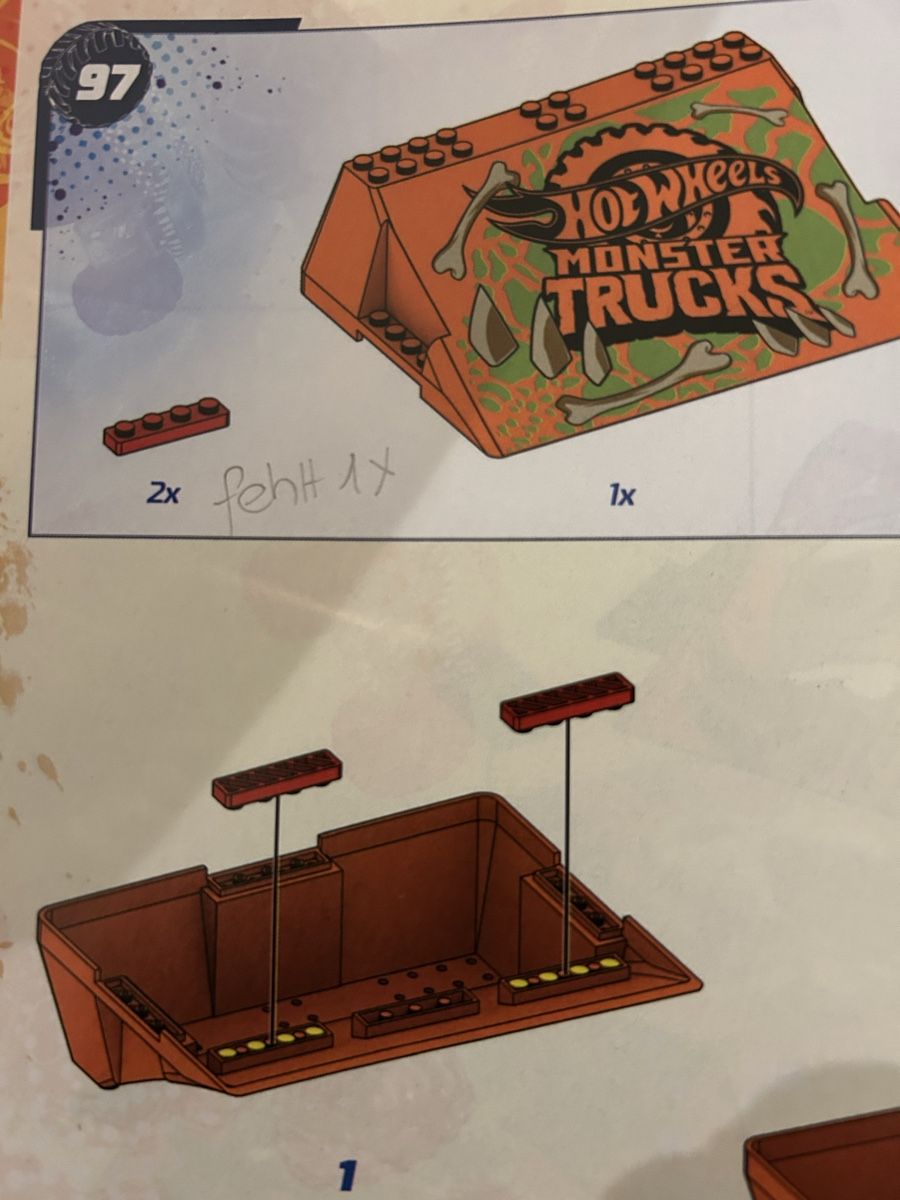 Mega Giocattoli: Mega Monster Trucks Mega-Wrex Knochen Crash Stuntbahn – Usato da Naters venduto da Gemschhtte 5