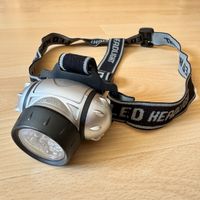 LED-Stirnlampe  | 4 Stufen | Batteriebetrieb (3x AAA)