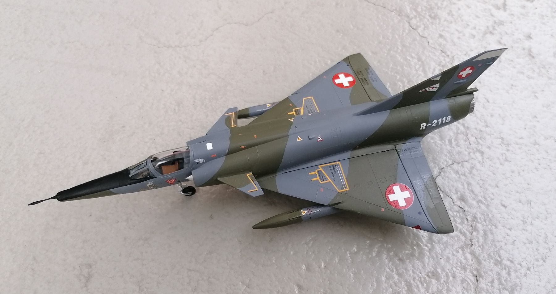 Schweizer Armee Kit di modellismo & Modellini statici: Mirage lllRS  Mata - hari – Nuovo e nell'imballaggio originale da Brunnen venduto da pepone08 7