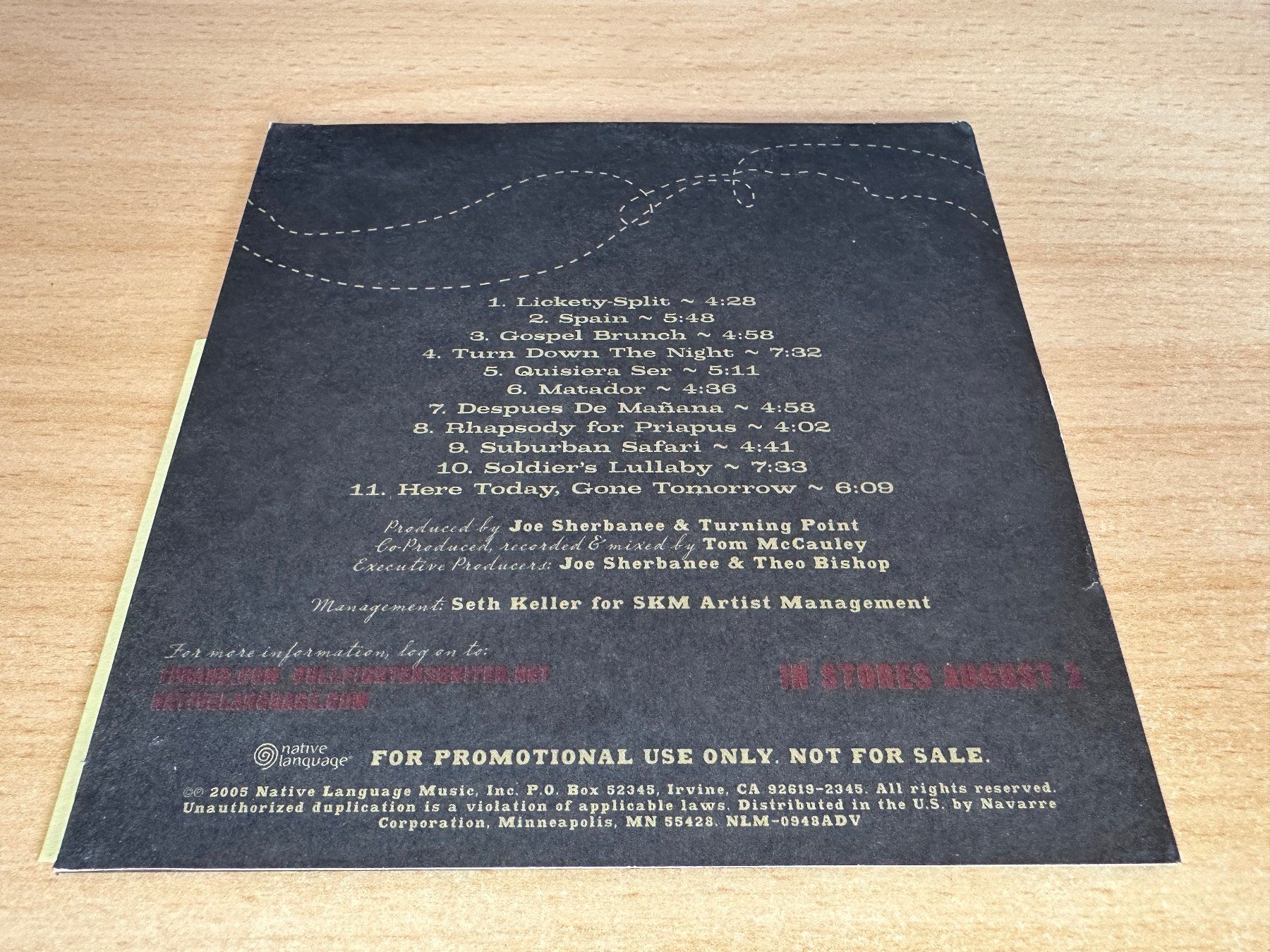 CD: Turning Point – Matador - Promo CD – Usato da Rikon im Tösstal venduto da Alpenmutz 1