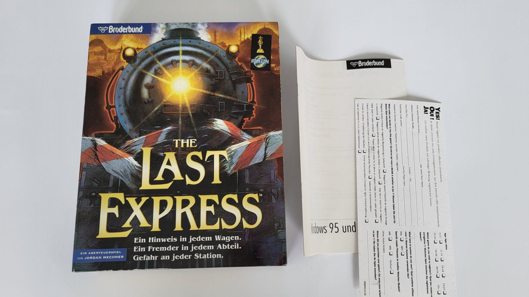 Giochi: Last Express - MS-DOS/Win95 - nur Big Box – Usato da Rosshäusern venduto da West66