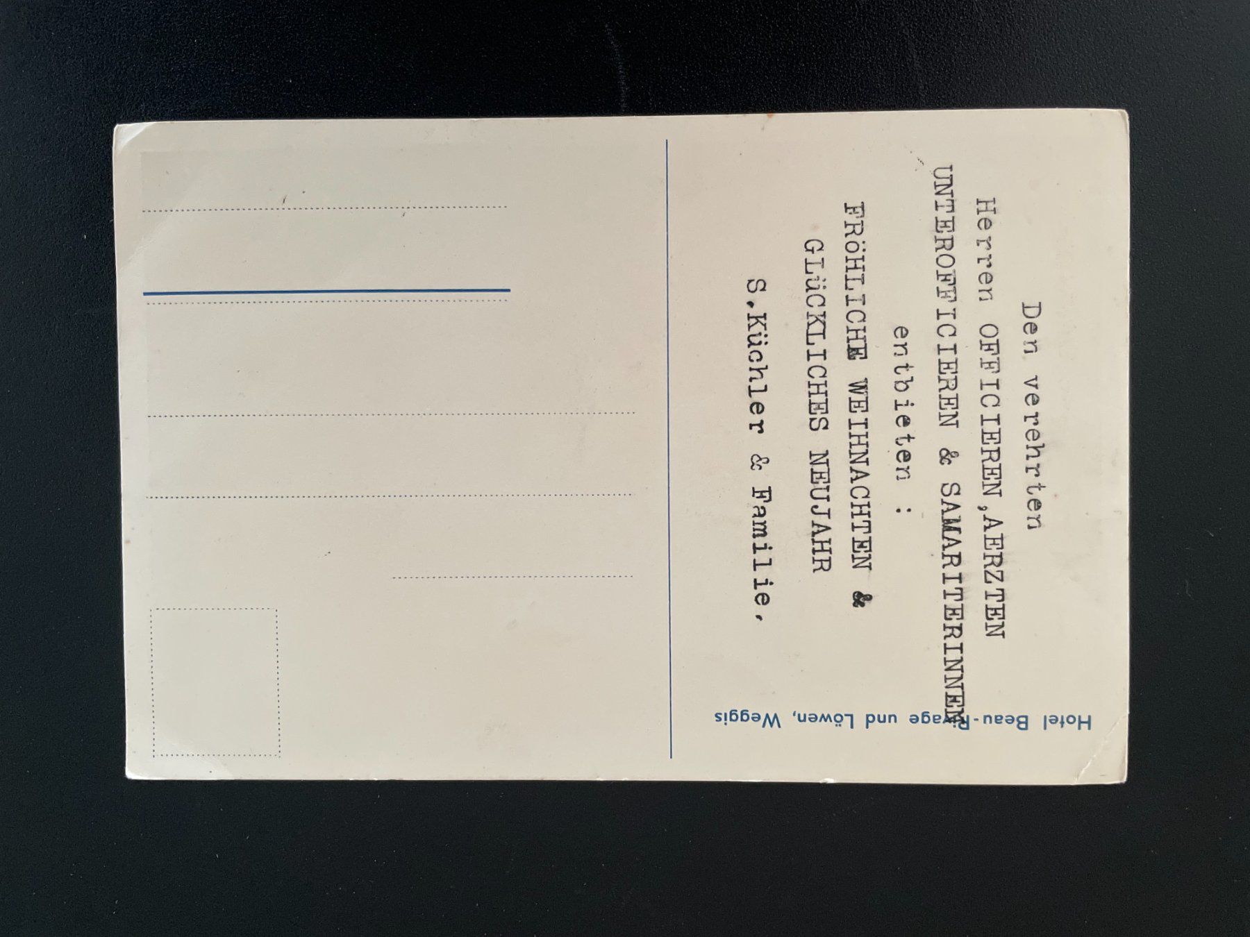 Cartoline postali: AK LU Hotel Beau-Rivage und Löwen, Weggis – Usato da Thal venduto da Danny82 1