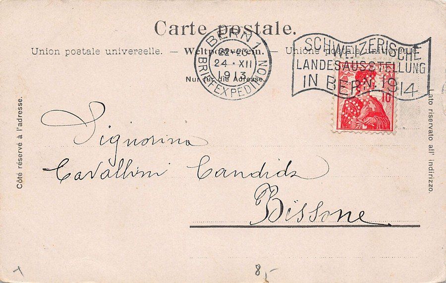 Cartoline postali: Brienz, gelaufen 1913 – Usato da Frauenfeld venduto da POML 1