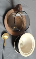 Elegantes Tee-Set mit Holz und Glas - perfekt für kalte Tage