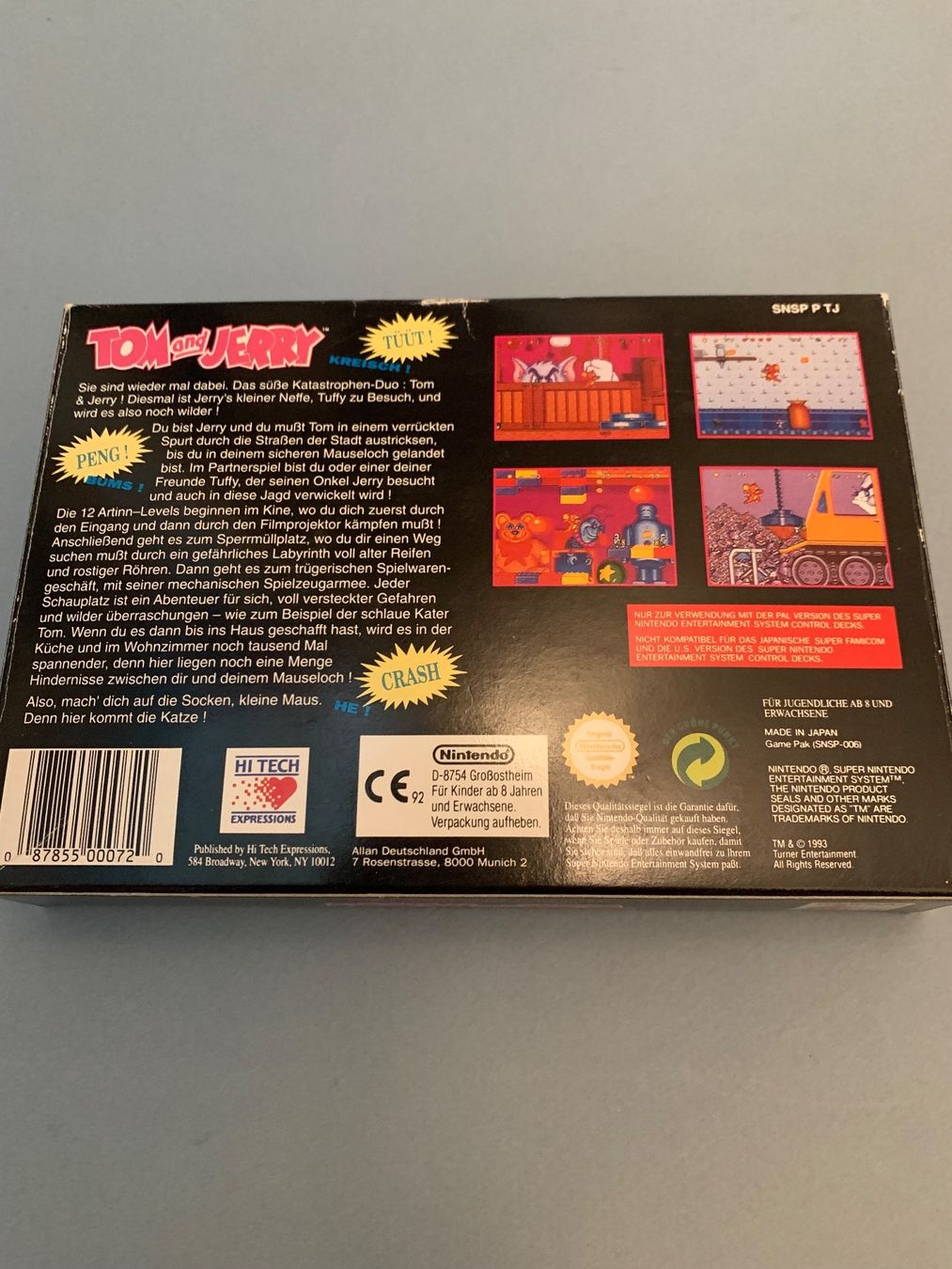 Nintendo Giochi: SNES / Tom and Jerry – Usato da Kölliken venduto da sergesellsretro 1
