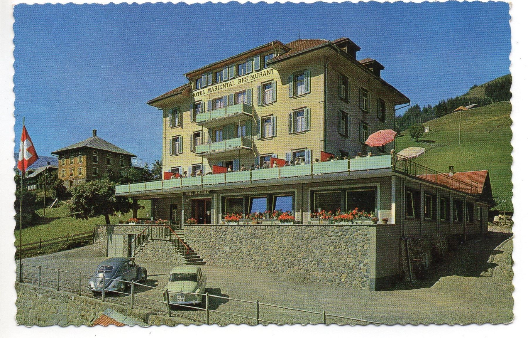Ansichtskarten: SÖRENBERG Hotel Mariental, Auto, VW-Käfer – Neu (gemäss Beschreibung) aus Jona von philajona