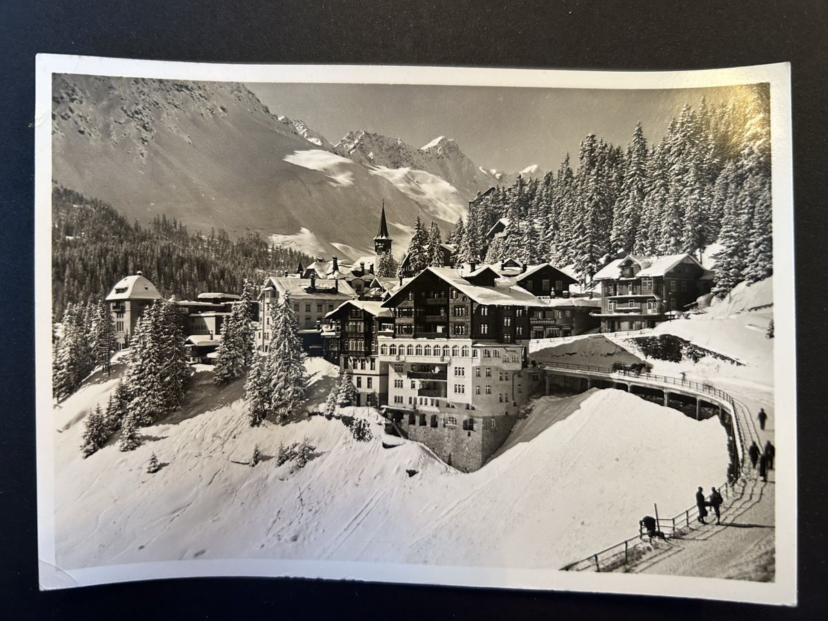 Ansichtskarten: Arosa im Winter – Gebraucht aus Fanas von Alessio11