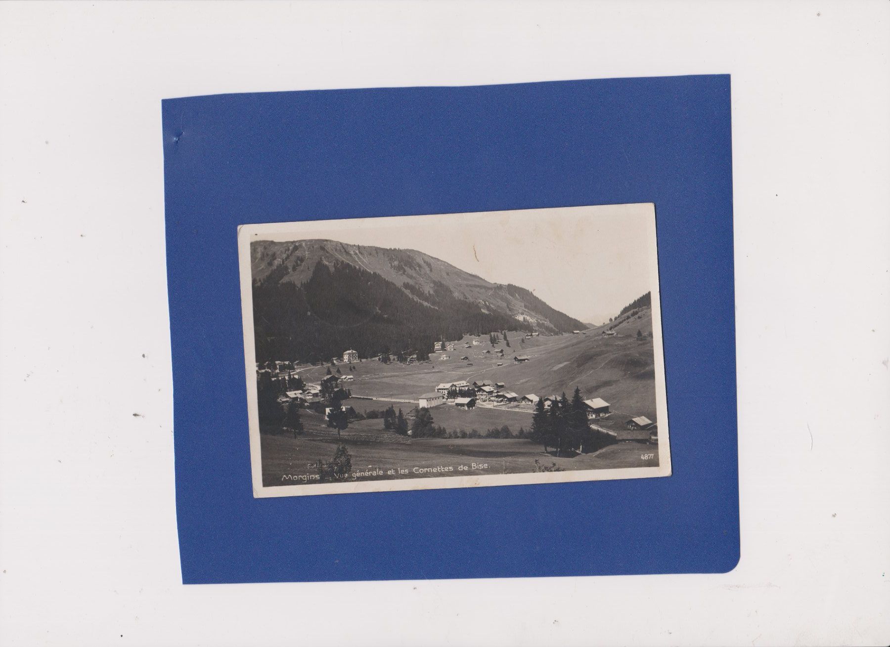 Cartoline postali: Carte postale Morgins + cornettes de Bise – Usato da Bex venduto da Canouille