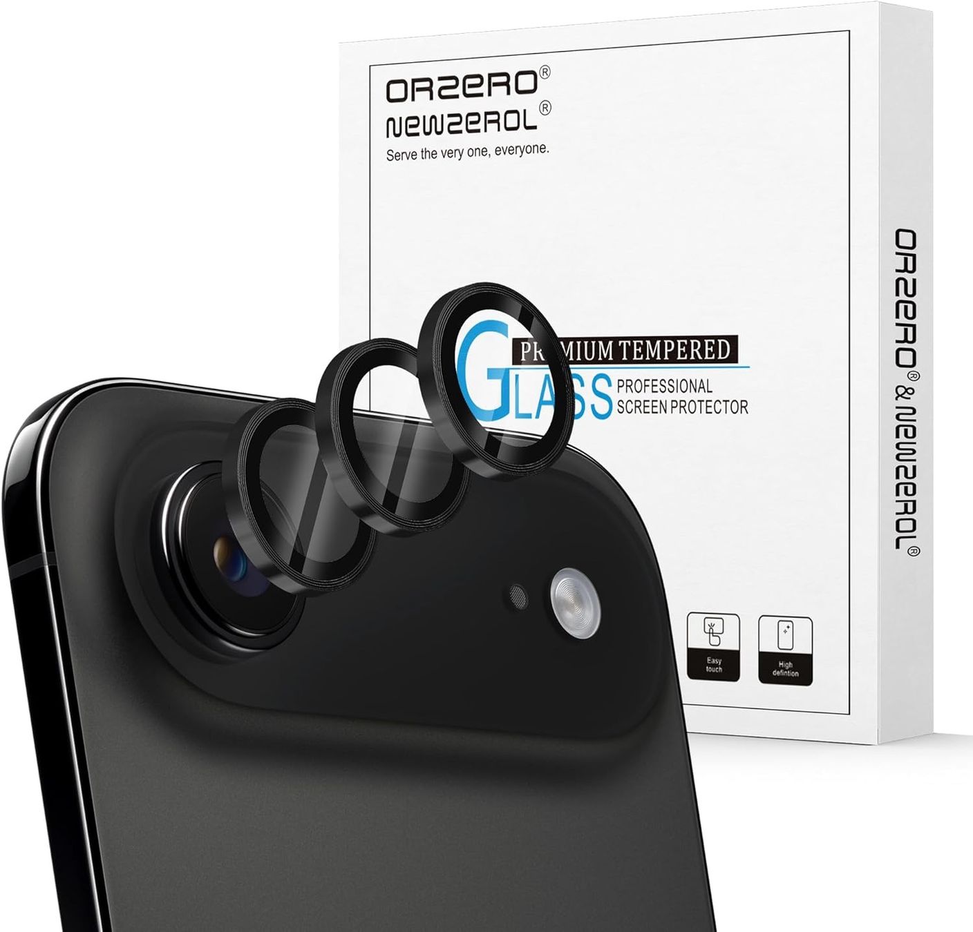 Apple Telefoni cellulari / Smartphones: iPhone AIR  - 3 Verres protection Caméra NOIR – Nuovo e nell'imballaggio originale da Morges venduto da DigiAC