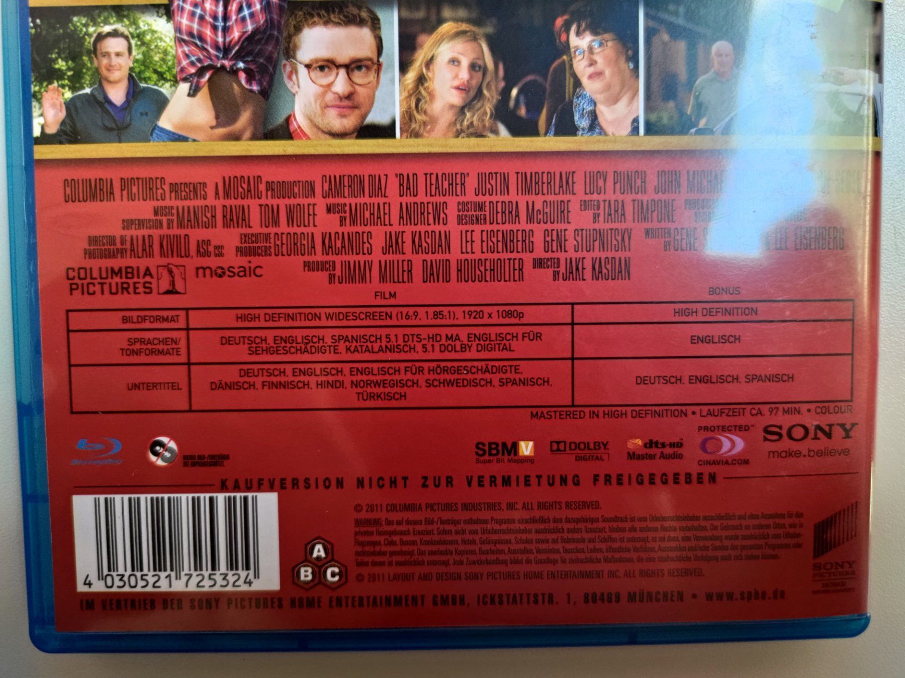 Tutti i DVDs: Bad Teacher – Usato da Liestal venduto da Kratzilla 3