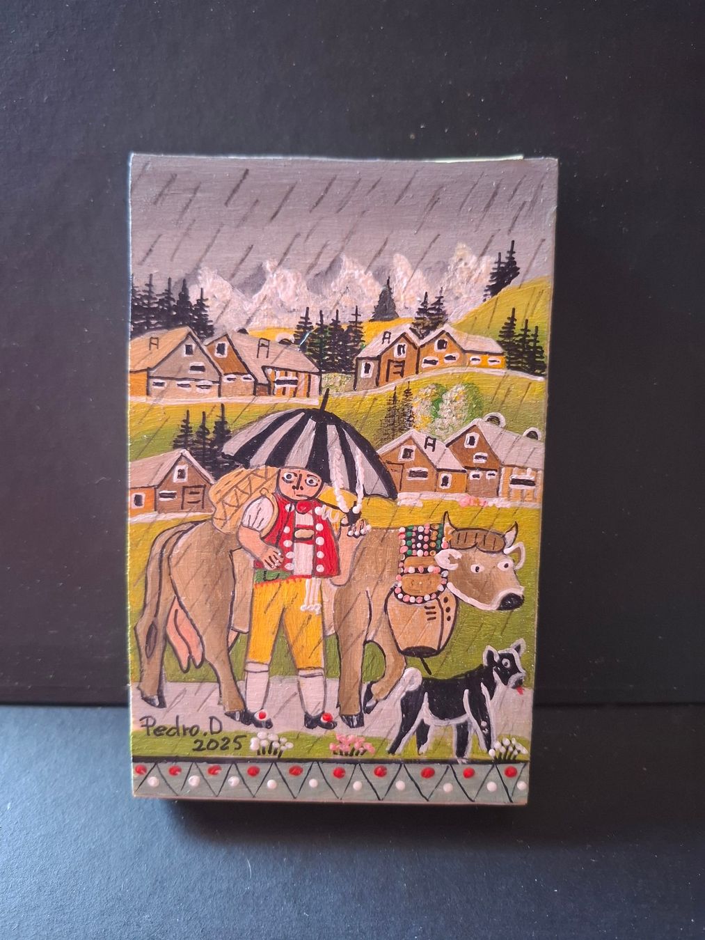 Tableaux: 2 Wunderschönes mini Bild Sommer ** 48 - – D'occasion à Zürich par Soragno50