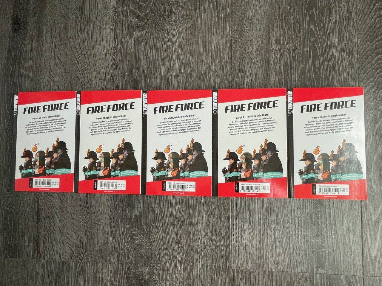 Fumetti: Manga "Fire Force" Band 1-5 – Nuovo (secondo la descrizione) da Freidorf TG venduto da melinki 1