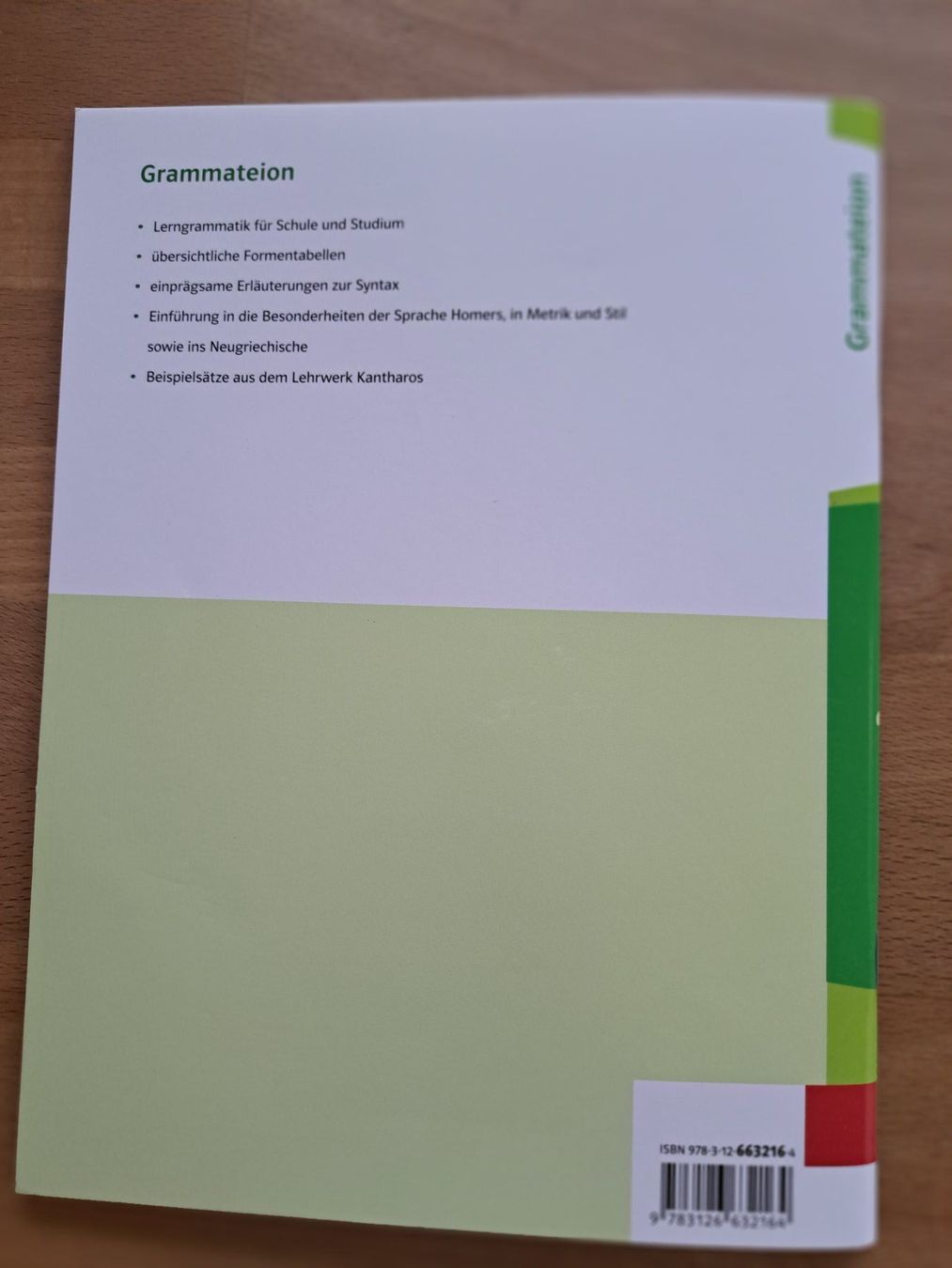 Libri: Grammateion - Griechische Lerngramatik – Usato da Thun venduto da mo_ba 4