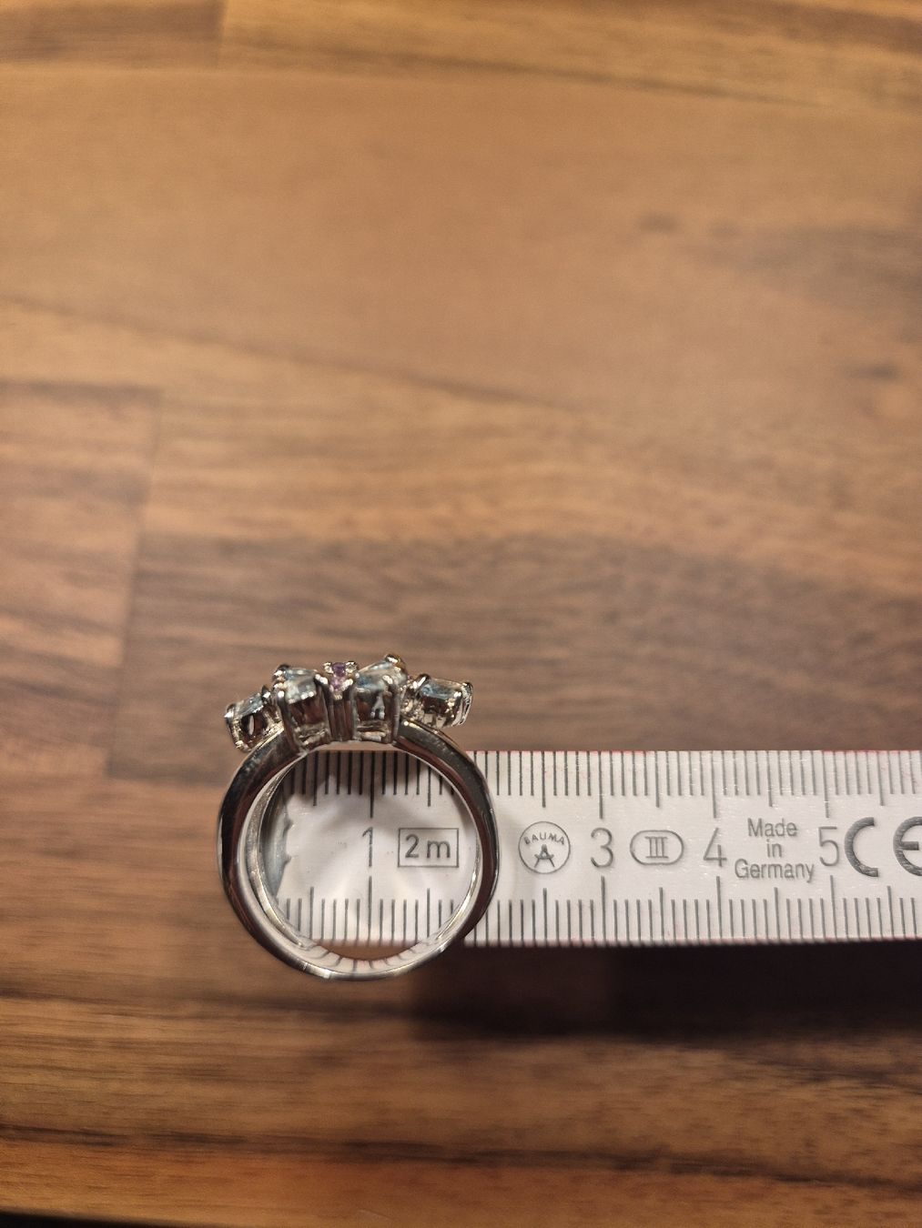 Anelli: Ausgefallener Ring mit bunten Glassteinen – Usato da Schlieren venduto da nat_76vd 3