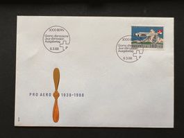 Pro Aero Erstag FDC 1988  (R98)