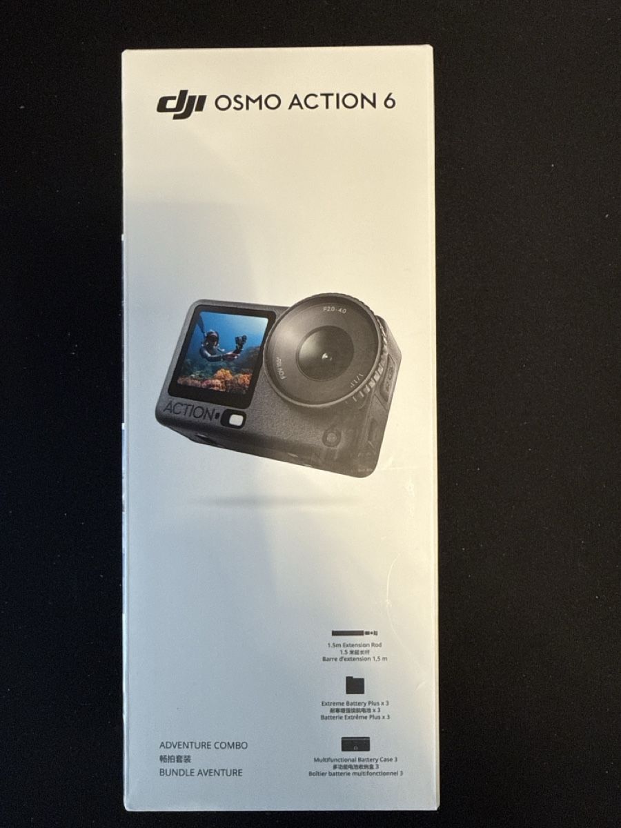 DJI Action Cam: DJI Osmo Action 6 Adventure Combo - Praticamente Nuova! – Nuovo e nell'imballaggio originale da Flawil venduto da gan_twy9