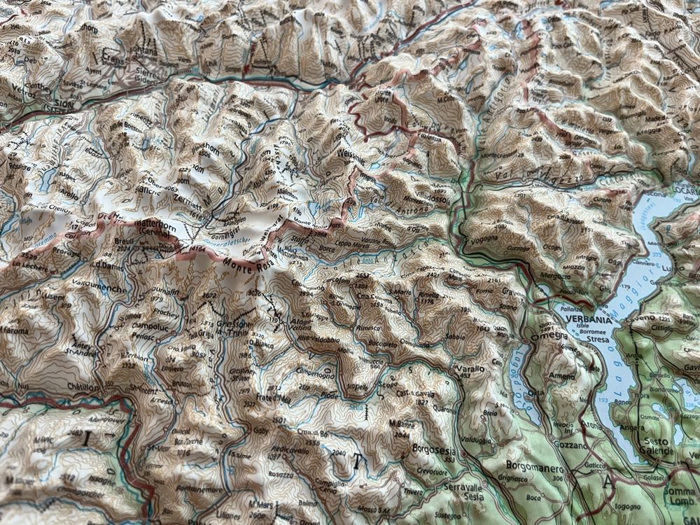 NEU 3D - Reliefkarte der Schweiz, Kümmerly+Frey (Neu (gemäss ...