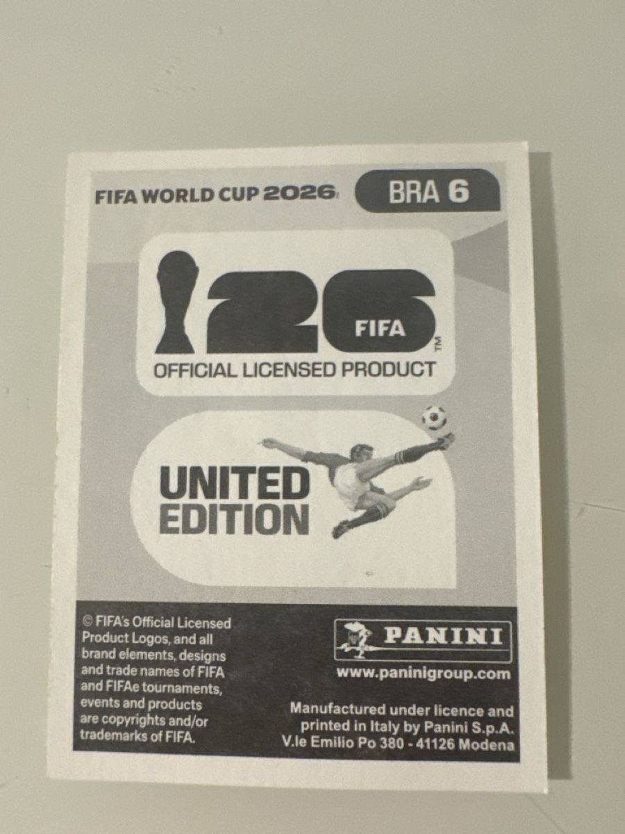 Panini Carte collezionabili: Panini 2026 Gabriel Magalhaes BRA6 – Nuovo (secondo la descrizione) da Bern venduto da akl_sy9s 1