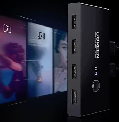 Ugreen Hubs & Switches: USB Switch 4x USB In / 2x USB Out (480MBps) – Neu (gemäss Beschreibung) aus Thörigen von Tanduro 1