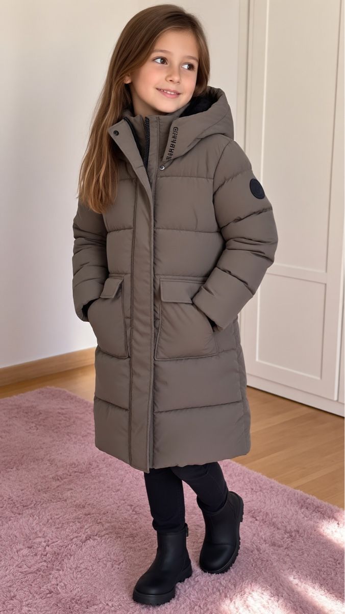 Giacche & Cappotti: Wintermantel Mädchen gr.140 – Usato da Winterthur venduto da -BeHappy24-