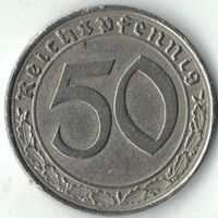 Münze Deutschland DR 3.Reich - 50 Reichspfennig 1939 selten