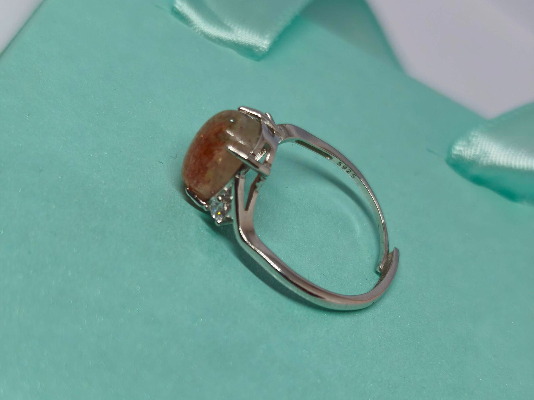 Anelli: Ring mit Sonnenstein Gr. verstellbar 925 Silber – Nuovo (secondo la descrizione) da St. Gallen venduto da GIULESGG 7