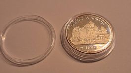 Helvetia Taler 1989  Château de Chillon  1 once argent 999