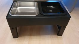 Futter und Trinkbar für Hunde Höhenverstellbar