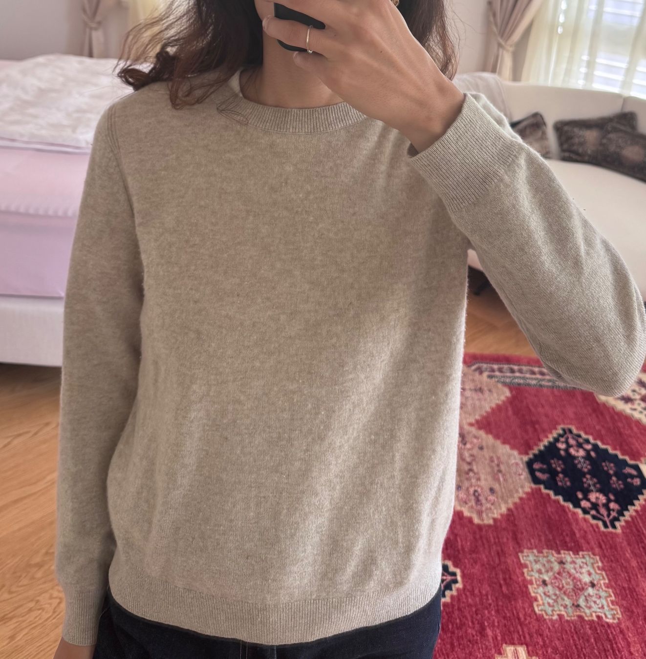 Pulls & Sweat-shirts: 100% Kaschmirpullover (beige) – Neuf (Voir description) à Kilchberg ZH par sahoss