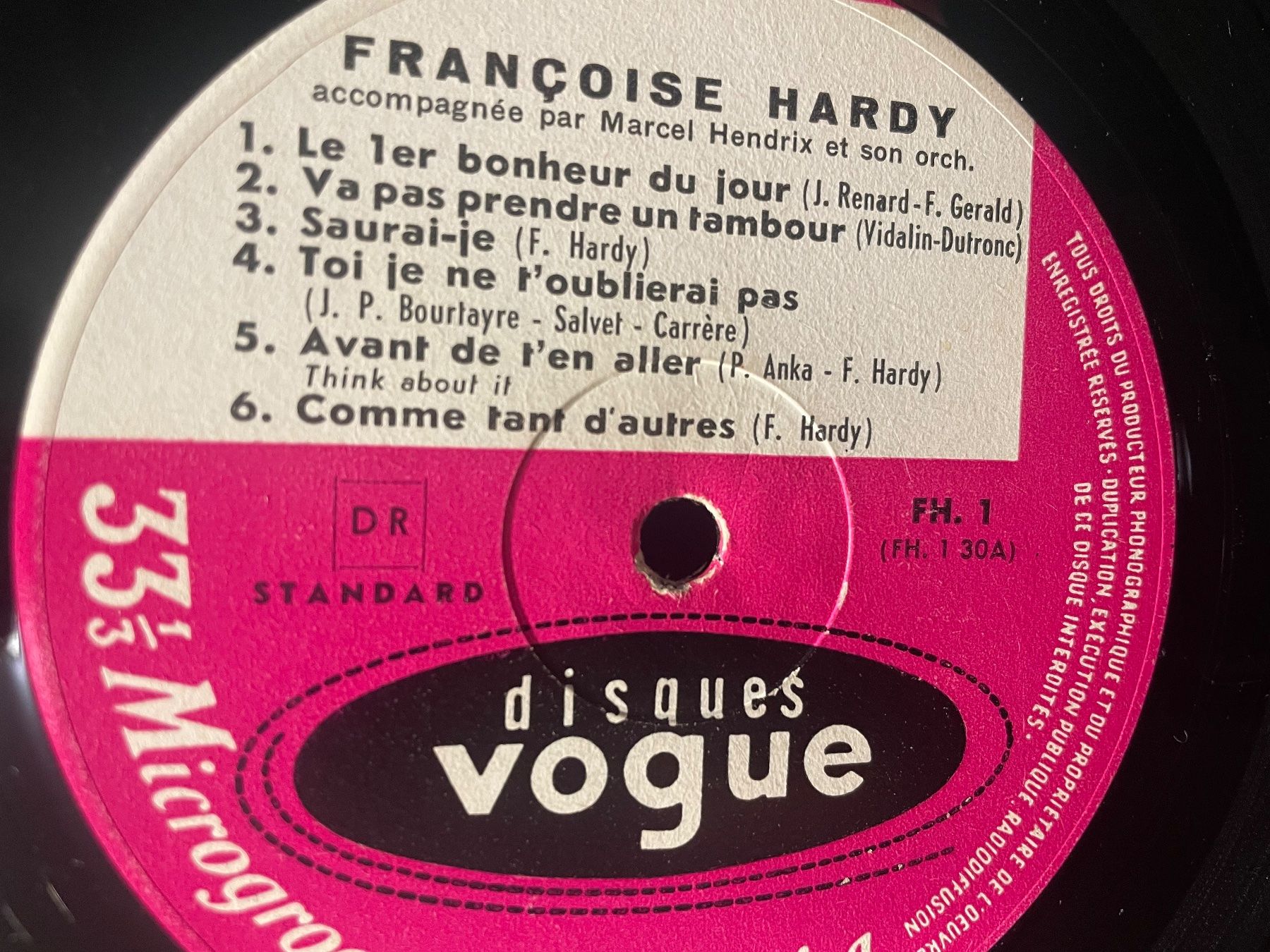 Dischi in vinile: Francoise Hardy LP – Usato da Minusio venduto da Pink222 3