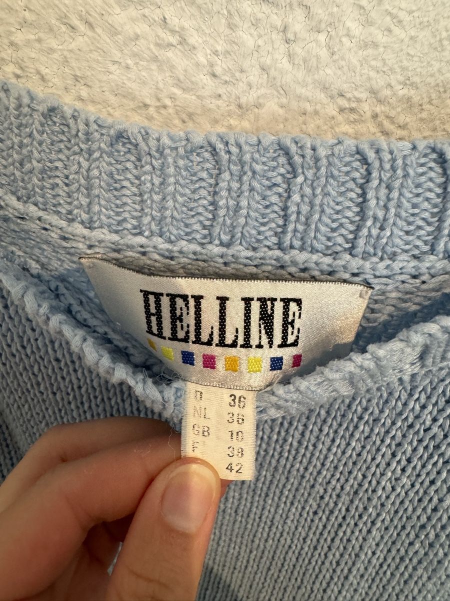Tops: Helline Set (Top + Cardigan) hellblau Gr. 36 / S – Gebraucht aus Fislisbach von KolibriSecondhand 1