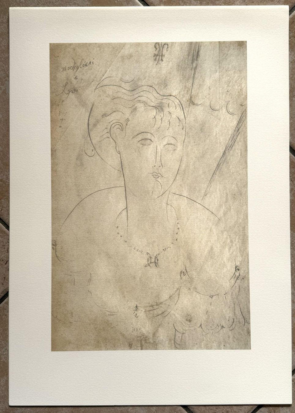Grafiken & Lithographien: Amedeo Modigliani - Lithografie in limitierter Auflage – Gebraucht aus Ponte Tresa von 11GalleriaAlterEgo11